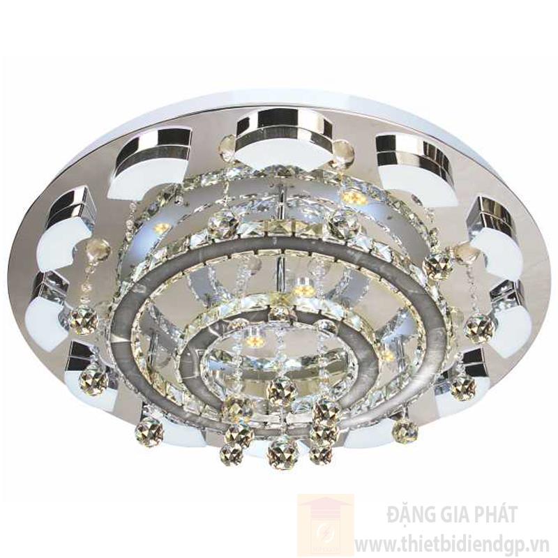Đèn ốp trần Led tròn Ø800*H200, remote